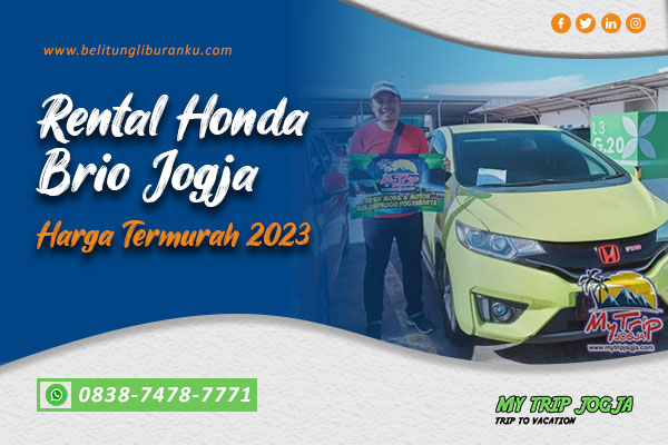 rental honda brio jogja